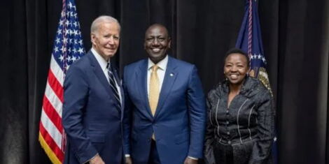 PResident William Ruto with US President Joe Biden