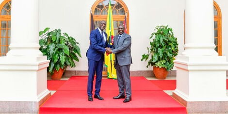 President William Ruto and the managing director of International Finance Corporation (IFC) Makhtar Diop at State House on Friday, November 4, 2022