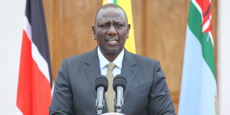 President William Ruto announcing the nominees to his cabinet at State House Nairobi on Tuesday, September 27, 2022..jpg