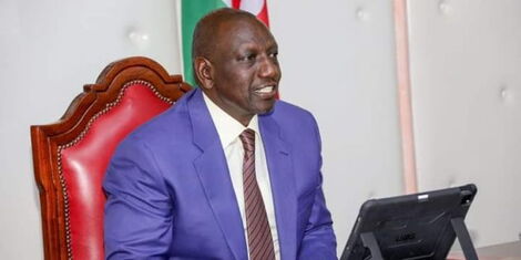 President William Ruto chairing a cabinet meeting at State House on January 31, 2023.
