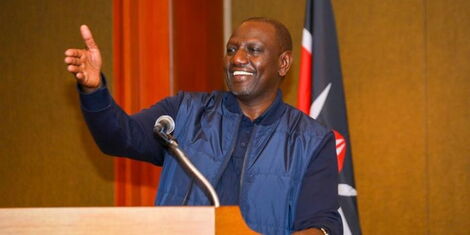 President William Ruto during a meeting with Kenyans in South Korea on Tuesday, November 22, 2022