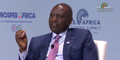 President William Ruto at the U.S. Africa Summit in Washington D.C, U.S.A