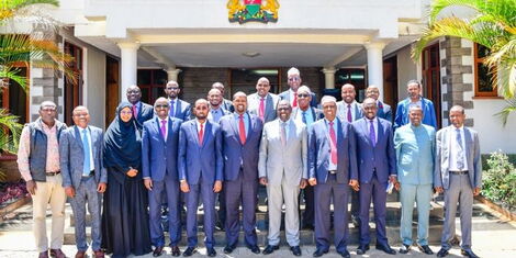 President-elect William Ruto receives UDM politicians who defected to the Kenya Kwanza alliance on Thursday, August 18, at his Karen residence.