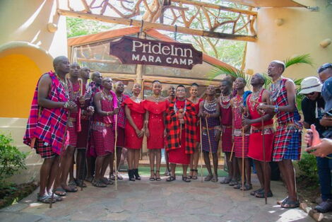 PrideInn Hotels Group Managing Director Hasnain Noorani (centre) launched the PrideInn Mara Camp in May 2022. 