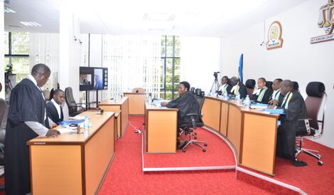 Proceedings at the East African Court of Justice (EACJ) in Arusha on Tuesday, September 20, 2022.