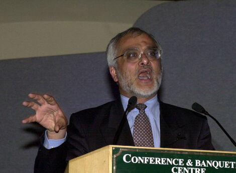 File photo of businessman Ram Gidoomal speaking during a past event.