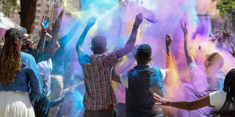 A cultural event underway at Riara University 