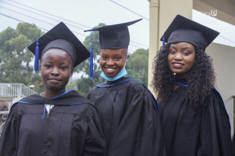 Riara University students at the institution’s 6th Commencement on Friday, July 8, 2022. 