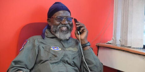 Roots Party flagbearer George Wajackoyah at his office in Nairobi on June 10, 2022.