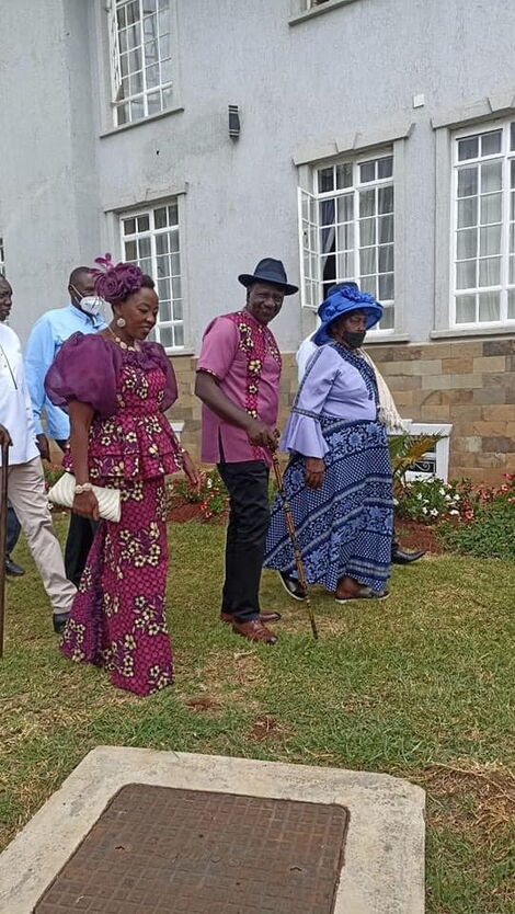 DP William Ruto and his wife Mama Rachel Ruto at their son's ceremony on Saturday, January 15, 2022.