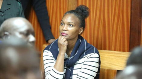Sarah Wairimu Cohen in court on October 3, 2019.