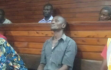 Safari Sharif Pombe, who escaped jail 9 Years ago, arraigned in Mombasa Court on Wednesday, February 8, 2023.