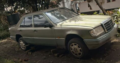 Nairobi Senator Johnson Sakaja's first car, a Mercedes Benz