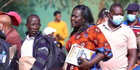 Sally Bolo at the ODM NEB Office in Karen on Friday March 11