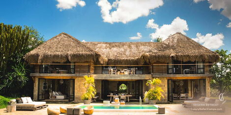 One of the villas inside the Segera Retreat, located in Laikipia County.