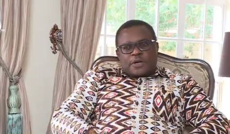 Senate Speaker Kenneth Lusaka During an Interview with Switch TV on Tuesday, August 17.