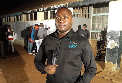 NTV reporter Seth Olale