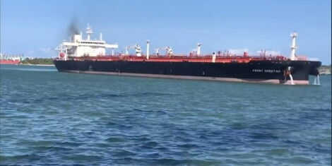 Ship carrying fuel docking at the Port of Mombasa on Thursday April 7, 2022