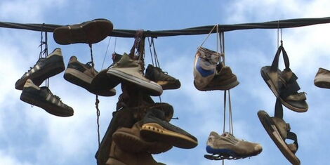 Shoes on Power Lines. Undated.