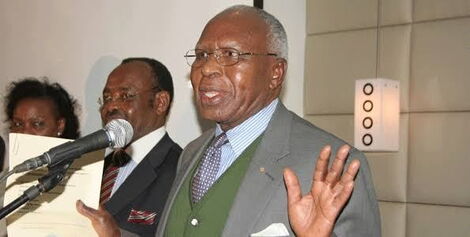 File image of Cabinet Minister Simeon Nyachae.