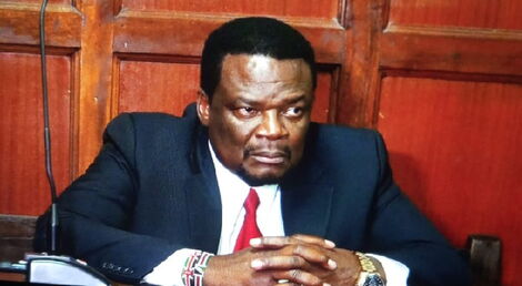 Sirisia MP John Waluke appears in a court in Nairobi.