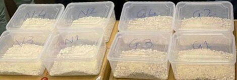 Some of the bags nabbed at Sardar Vallabhbhai Patel International (SVPI) Airport in Ahmedabad, India.
