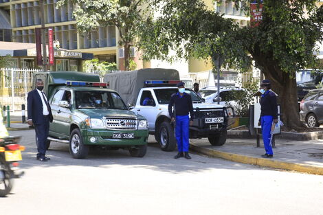 National Police Service heightened security in the country after the Kampala attacks on Tuesday morning, November 16, 2021.