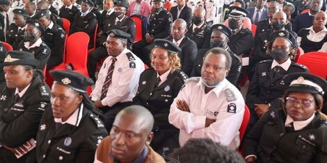 St John Ambulance volunteers at State House Kenya at the 92nd inspection parade on Sunday, May 29, 2022..jpg