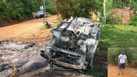 Sumra Sidik who was hacked by a mob in kilifi for being suspected to be a kidnapper