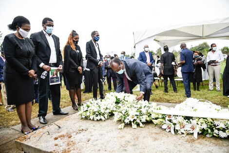 Tecra Muigai's funeral.
