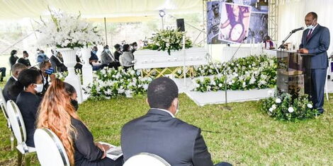 Tecra Muigai's funeral.