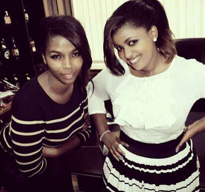 Tecra Karanja (L) and her sister Anerlisa Muigai (R)