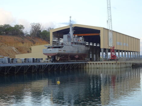 The Kenya Shipyard Limited (KSL) in Mtongwe, Mombasa on Friday, December 17, 2021.