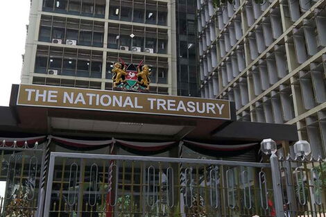 The Ministry of Treeasury building in Nairobi CBD