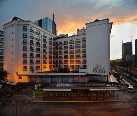 The Sarova Stanley Hotel along Kimathi Street in Nairobi CBD