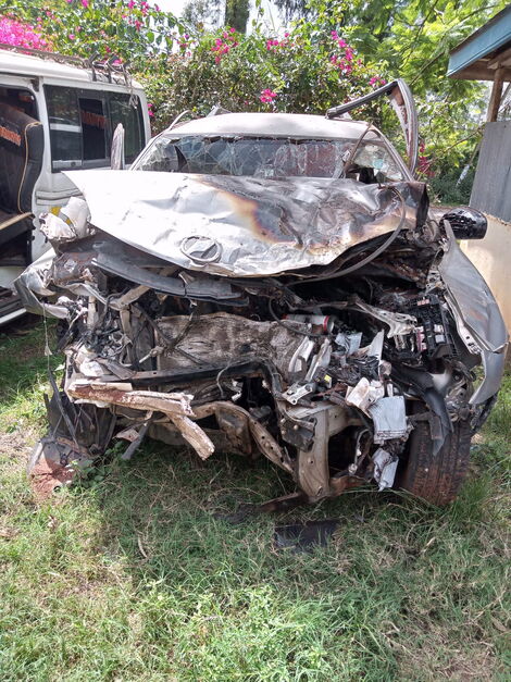The wreckage of an accident involving former NMG photo-journalist William Oeri on Sunday, January 15, 2023.jpg