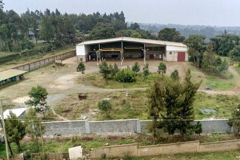 The depot outside Nairobi where Ross and Haswell relocated Spencon.