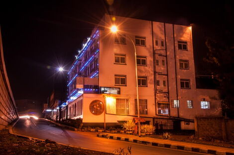 The iconic Kahama Hotel in Nairobi.