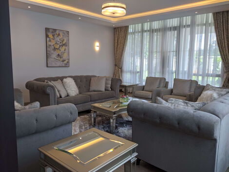 The interior of a house