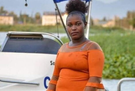 The late Catherine Nyokabi who was found murdered on Wednesday, April 14, 2021.