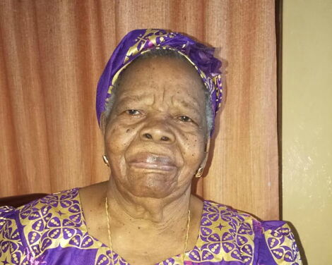 The late Esther Ngala, wife to the late Ronald Gideon Ngala who passed away on April 26, 2020.