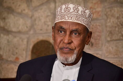 The late Garissa Senator Yusuf Haji