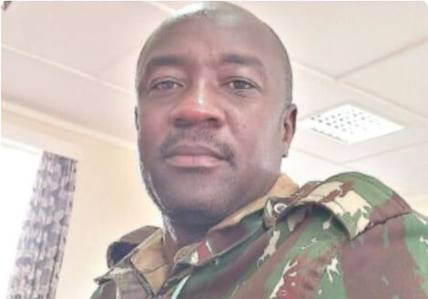 The late Senior Sergeant Ayub Polo who was shot dead in Naivasha on Sunday, December 26.