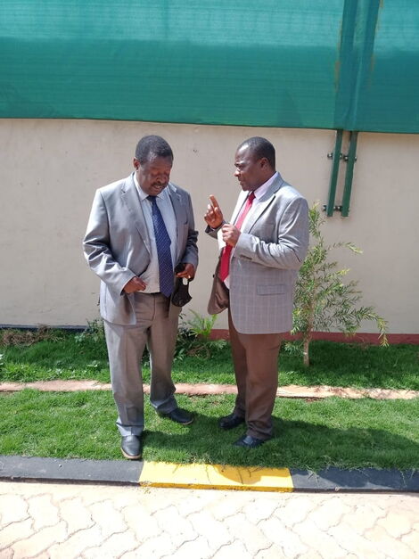 ANC Leader Musalia Mudavadi and MP Titus Lurambi