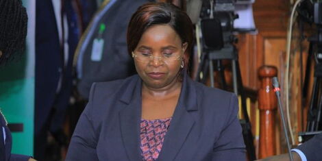 Tourism CS nominee for Tourism, Peninah Malonza during vetting in Parliament on October 19, 2022. (1).jpg
