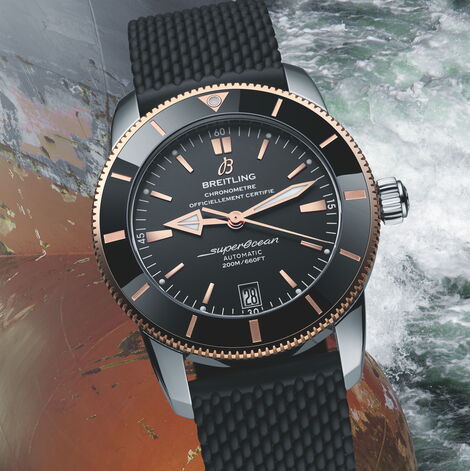 An image of the Breitling Superocean Heritage II watch.