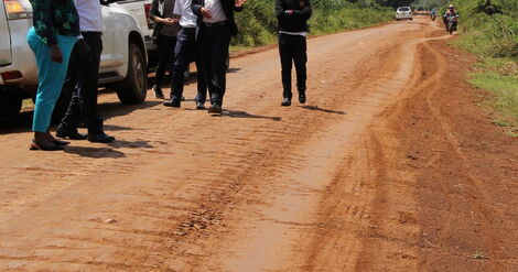 A road launched by Deputy President William Ruto in November 2018