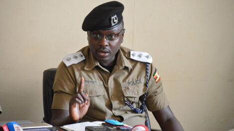 Uganda Police Deputy Spokesperson Luke Owoyesigyire