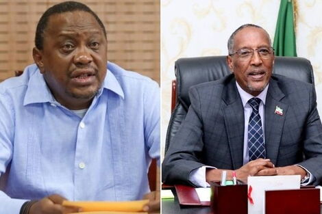 An image of Uhuru and Biihi
