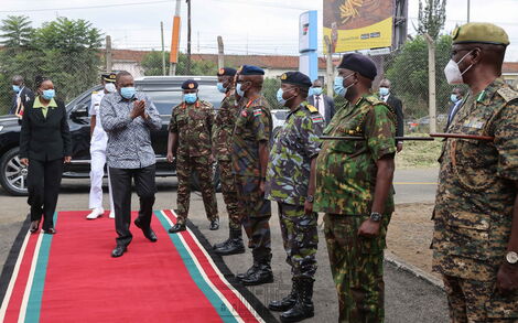 Uhuru launches National Air Support Department (NASD) at Wilson Airport in Nairobi County on Thursday, December 17, 2020.